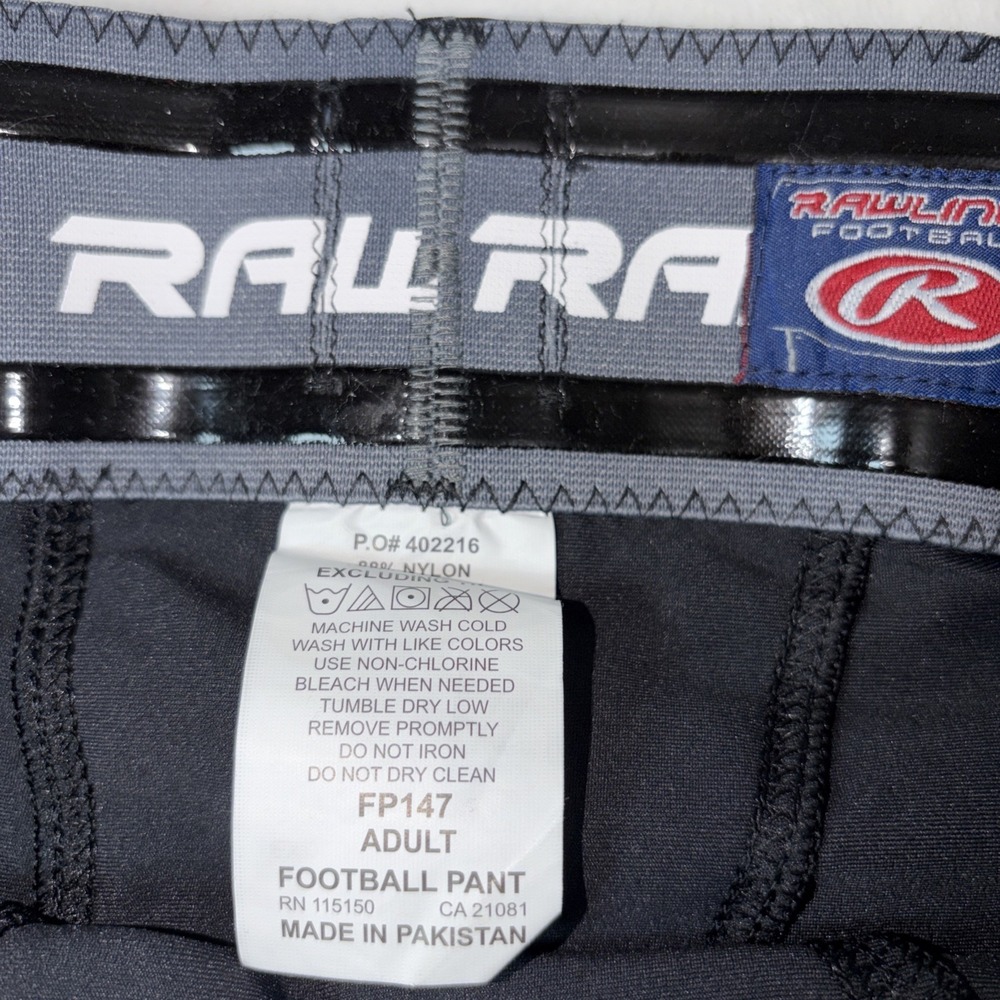 Rawlings FP147 Adult Slotted High Perform Game/Practice Football Pant 3XL No Pad - Picture 5 of 10